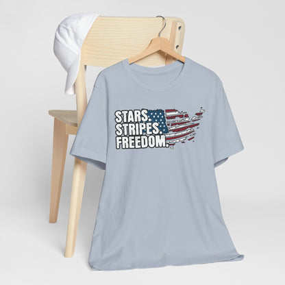 Stars, Stripes, Freedom T-Shirt, Politics, Vote, Election, Democrat