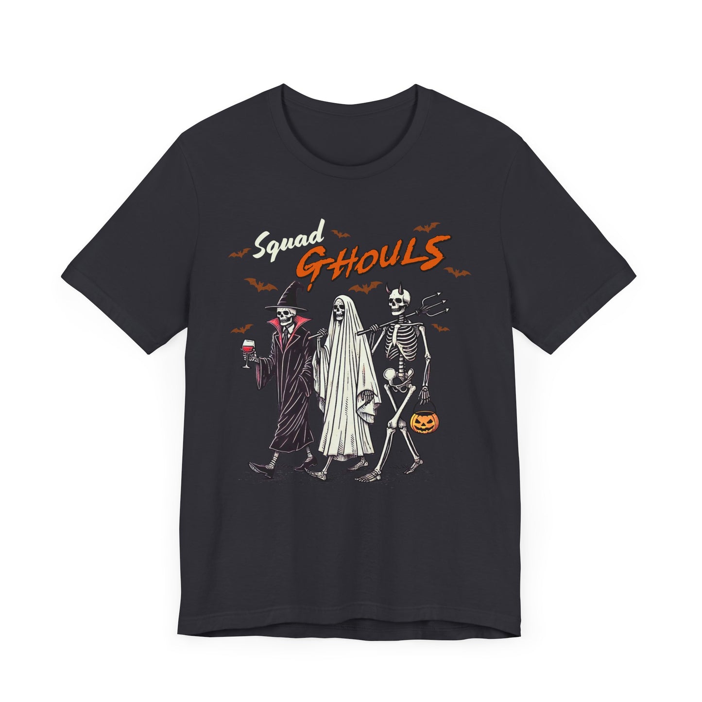 Squad Ghouls T-Shirt, Halloween, Scary, Funny, Retro, Ghost