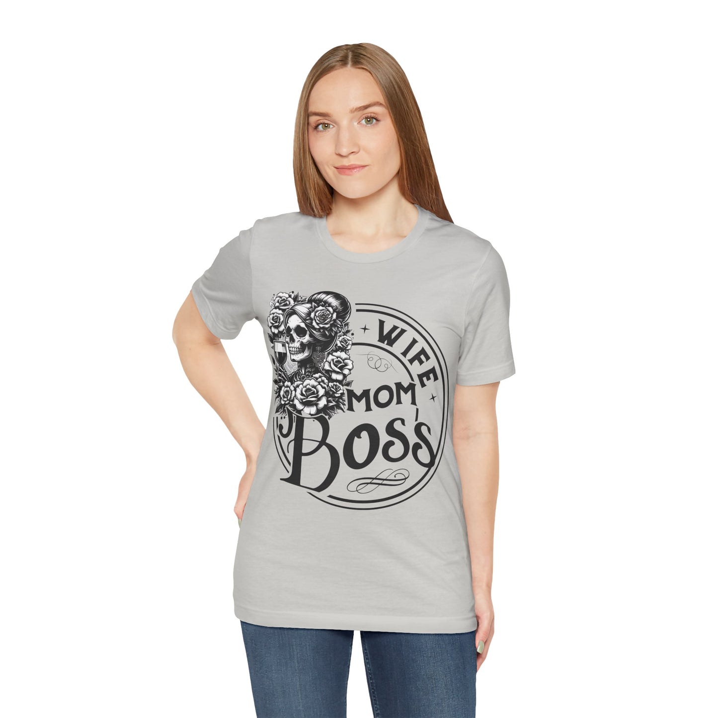 Wife Boss Mom T-Shirt, Mom, Funny, Mama T-Shirt