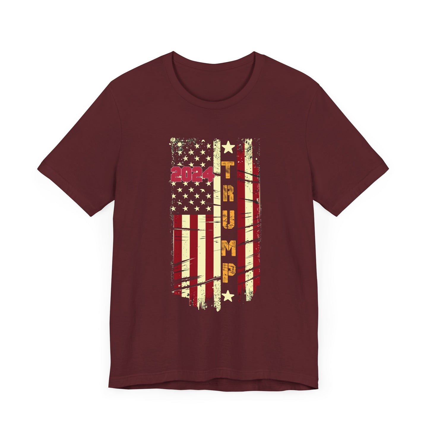 Trump 2024 Flag T-Shirt, Politics, Vote, Election, Republican