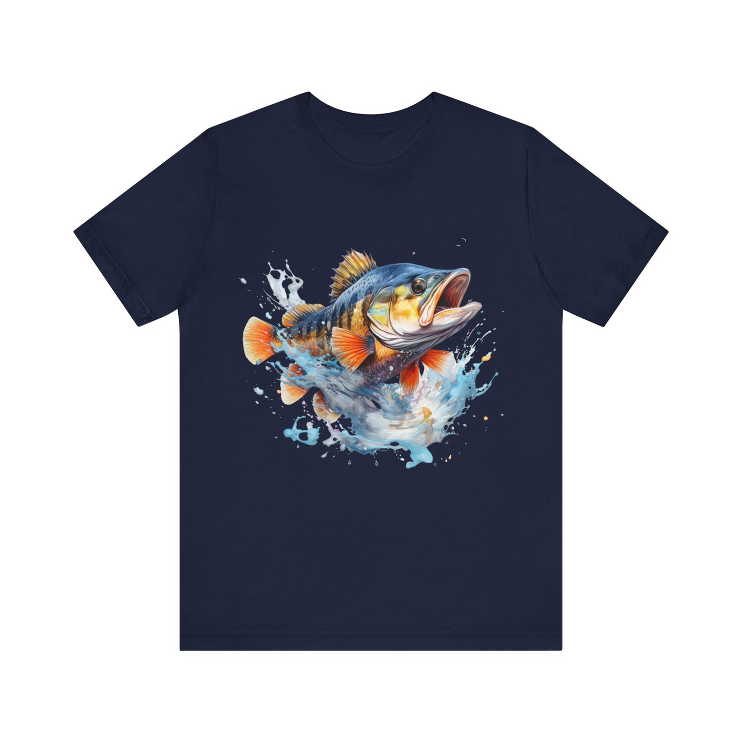 Jumping Fish T-Shirt, Fish Jumping, Fishing Design T-Shirt