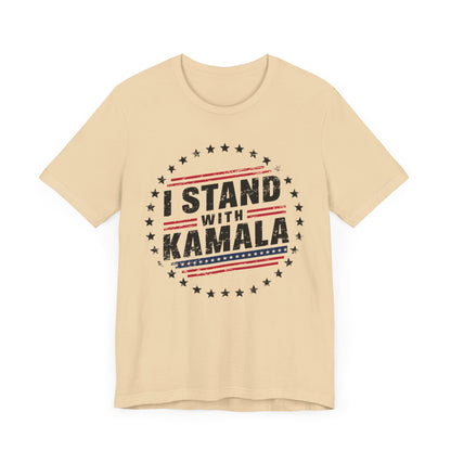 I Stand With Kamala T-Shirt, Politics, Vote, Election, Democrat