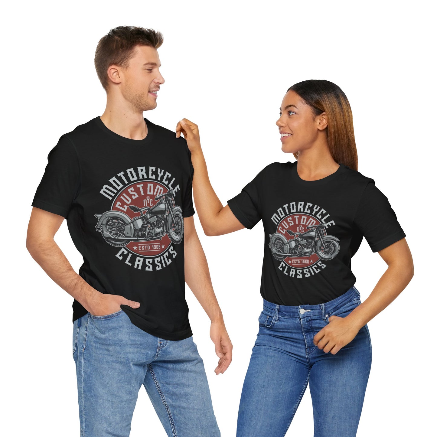 Custom Motorcycle Classics T-Shirt, MC, Motorcycle, Bikers T-Shirt