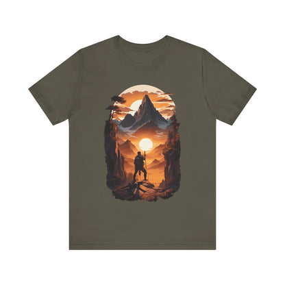 Adventure Hiking T-Shirt,  Hiking Design 01, Outdoors, Mountain Hike T-Shirt