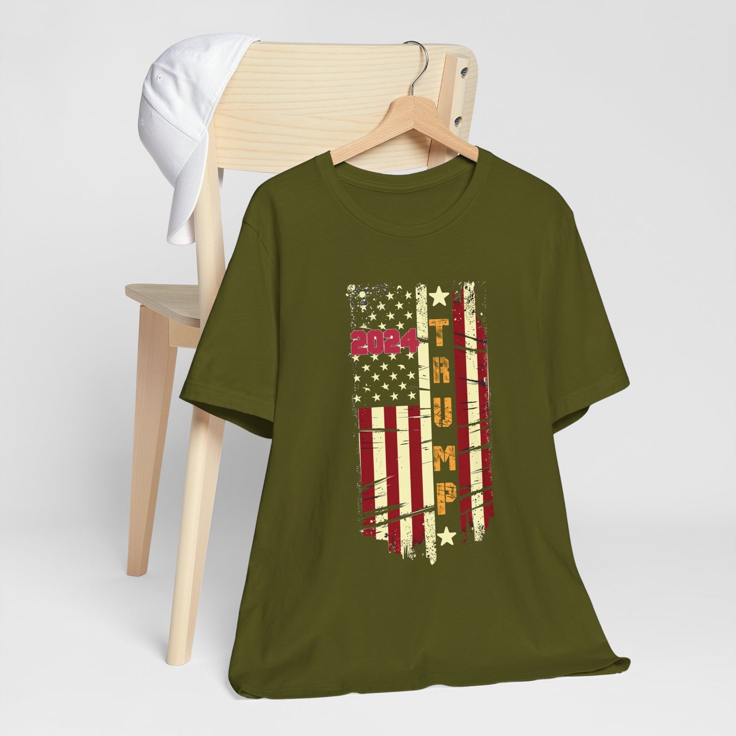 Trump 2024 Flag T-Shirt, Politics, Vote, Election, Republican