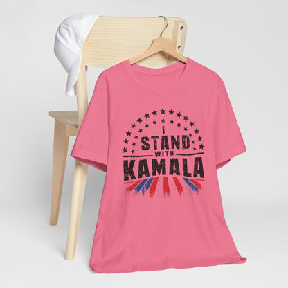 I Stand With Kamala T-Shirt, Politics, Vote, Election, Democrat