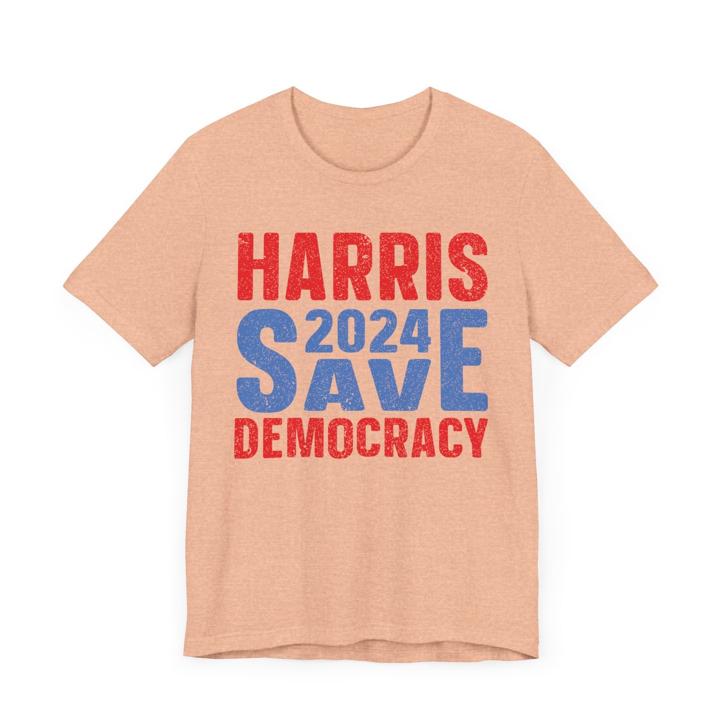 Harris 2024 Save Democracy T-Shirt, Politics, Vote, Election, Democrat