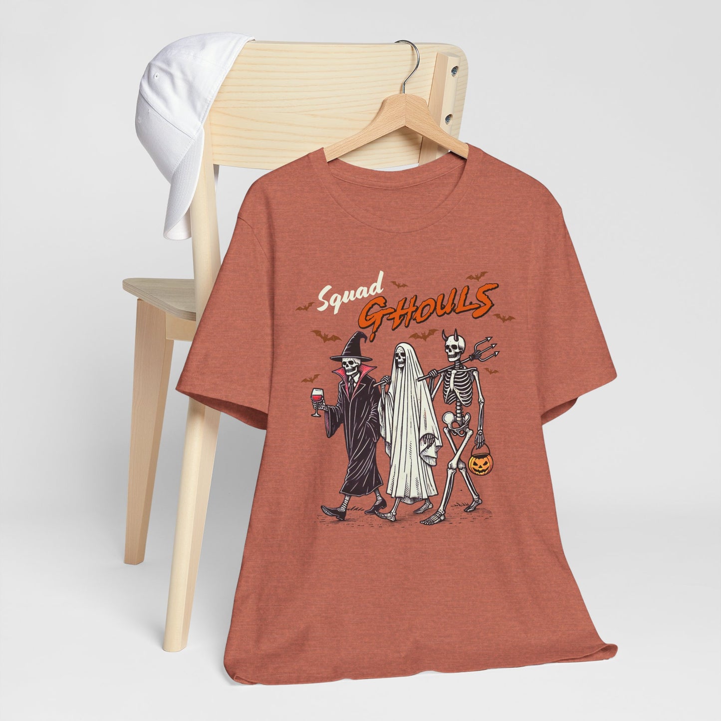 Squad Ghouls T-Shirt, Halloween, Scary, Funny, Retro, Ghost