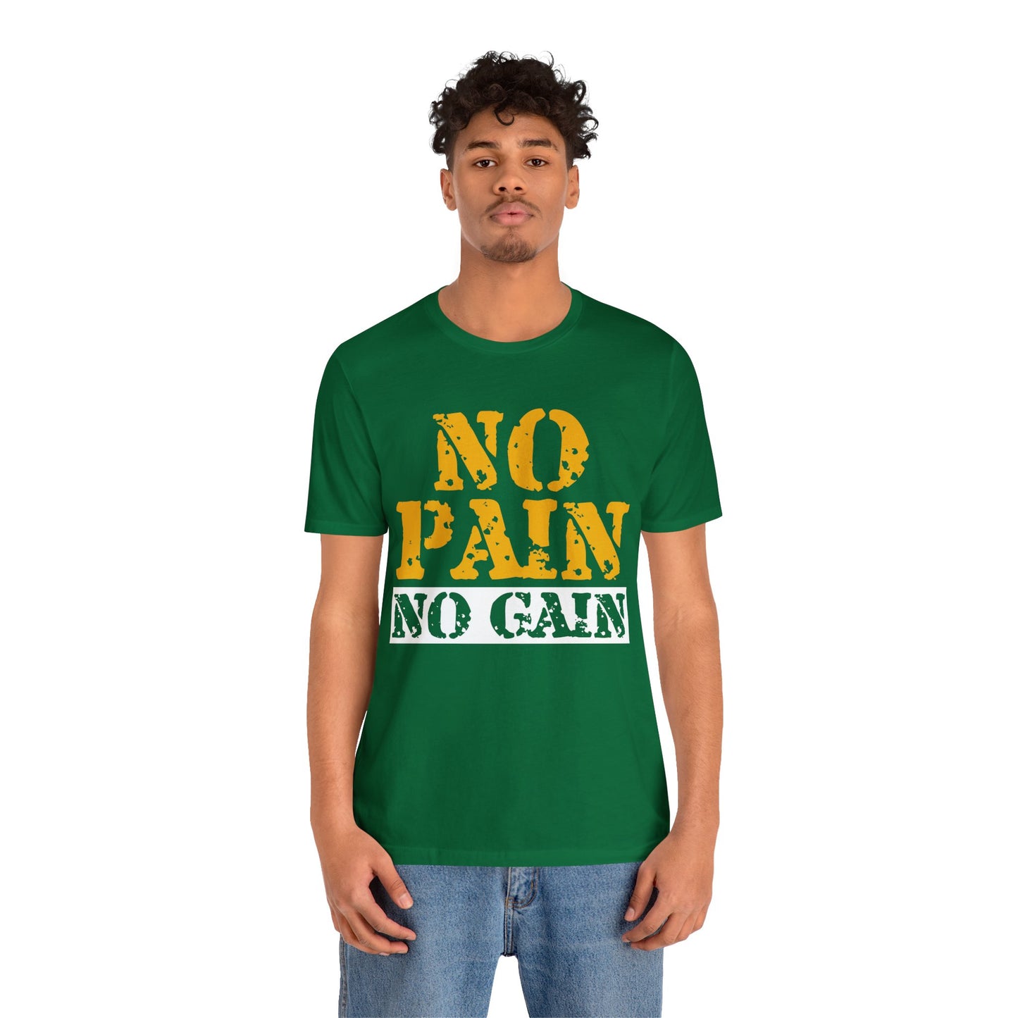 No Pain No Gain T-Shirt, Gym Workout Fitness T-Shirt