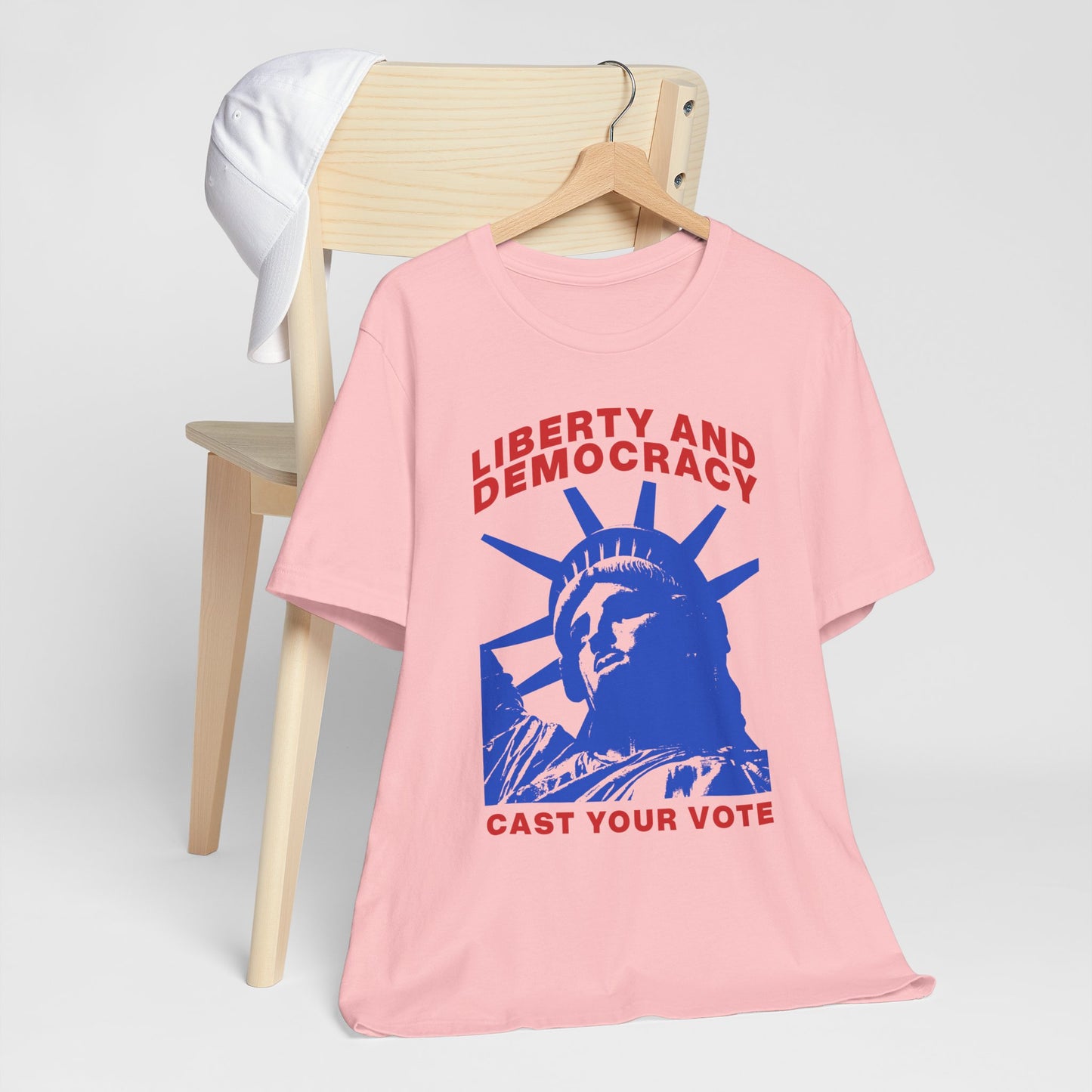 Liberty And Democracy T-Shirt, Politics, Vote, Election, Democrat