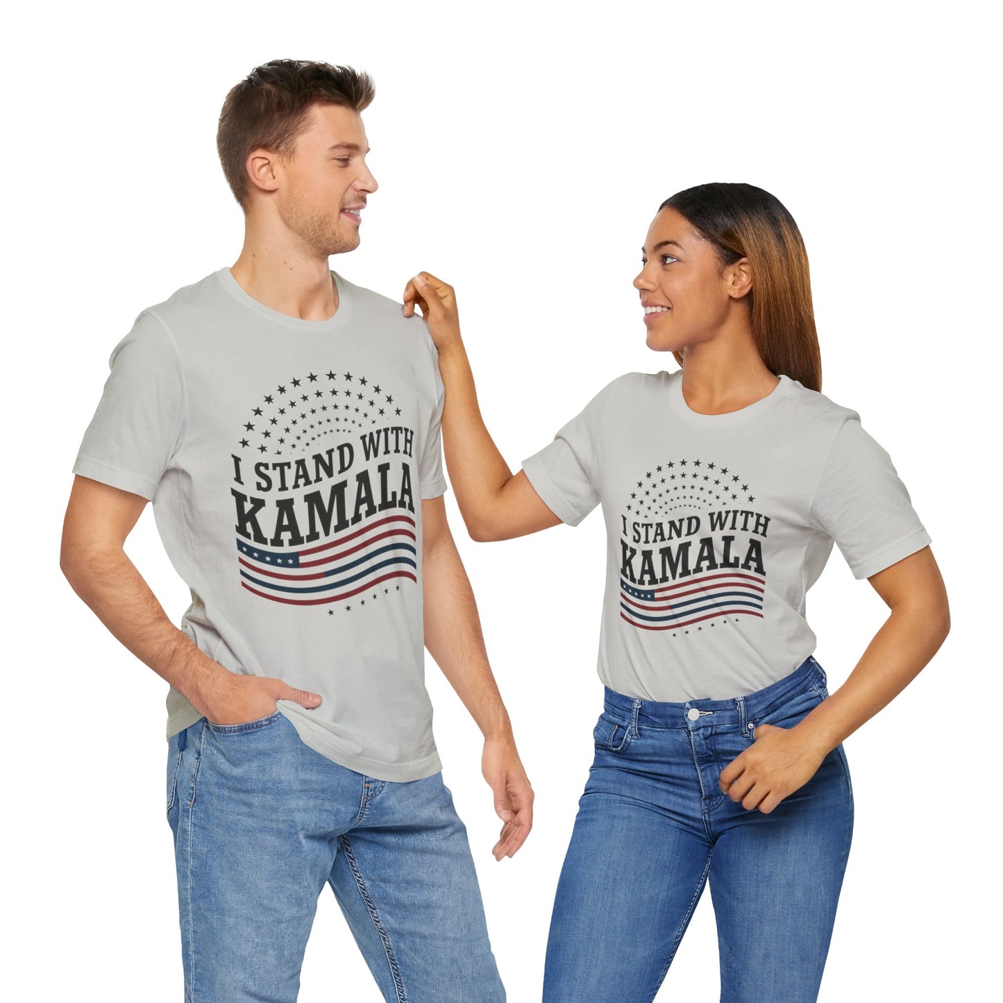 I Stand With Kamala T-Shirt, Politics, Vote, Election, Democrat