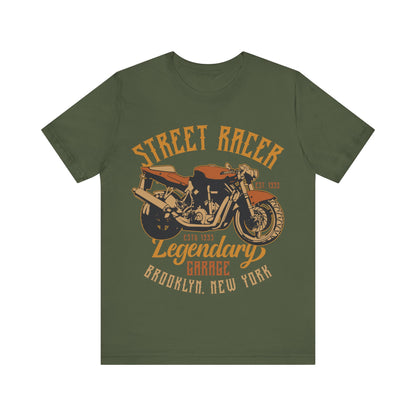 Street Racer Brooklyn New York T-Shirt, Motorcycle T-Shirt, Brooklyn MC, New York