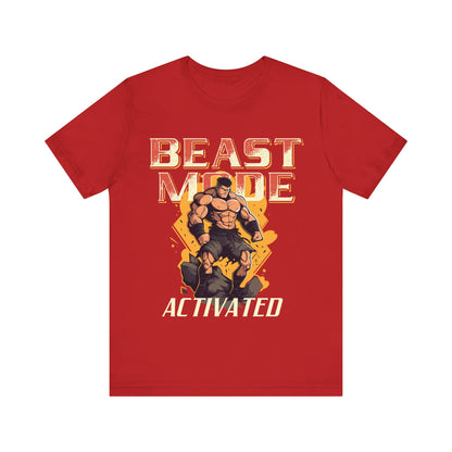 Beast Mode Activated T-Shirt, Bodybuilding, Gym, Fitness T-Shirt