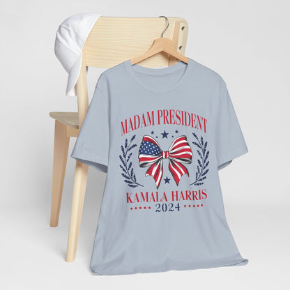 Madam President Kamala Harris 2024 T-Shirt, Politics, Vote, Election, Democrat