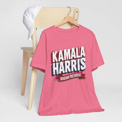 Kamala Harris Madam President T-Shirt, Politics, Vote, Election, Democrat