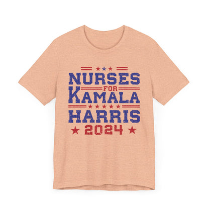 Nurses For Kamala Harris 2024 T-Shirt, Politics, Vote, Election, Democrat