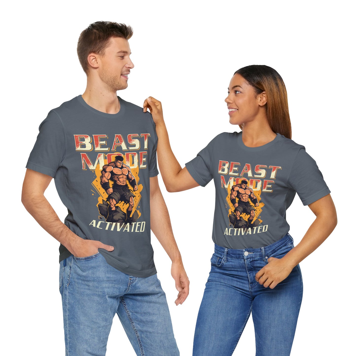 Beast Mode Activated T-Shirt, Bodybuilding, Gym, Fitness T-Shirt