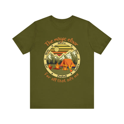 The Magic Elixir For All That Ails Me T-Shirt, Camping, Adventure, Mountain T-Shirt