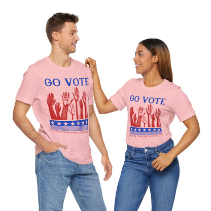 Go Vote T-Shirt, Politics, Vote, Election, Democrat