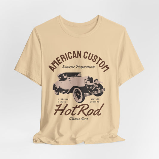 American Custom Hotrod T-Shirt, Hotrod T-Shirt, Custom Hotrod, American T-Shirt