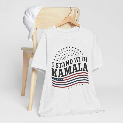 I Stand With Kamala T-Shirt, Politics, Vote, Election, Democrat