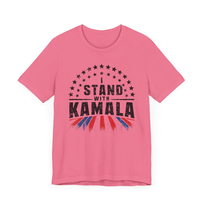 I Stand With Kamala T-Shirt, Politics, Vote, Election, Democrat