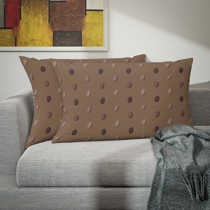 Coffee Bean Dark pattern Pillow Sham