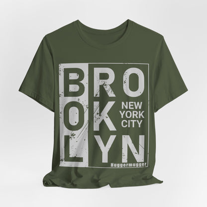 Brooklyn By Huggermugger T-Shirt, Typography T-Shirt, Huggermugger, Brooklyn T-Shirt