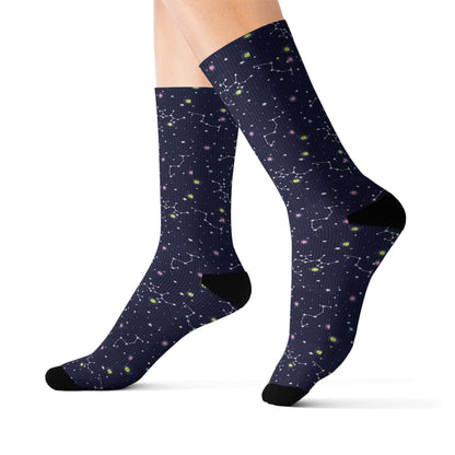 Outer Space Constellation Socks