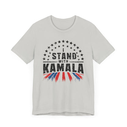 I Stand With Kamala T-Shirt, Politics, Vote, Election, Democrat