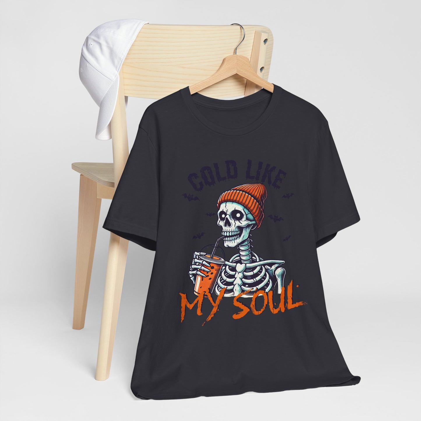 Cold Like My Soul T-Shirt, Halloween, Scary, Funny, Retro