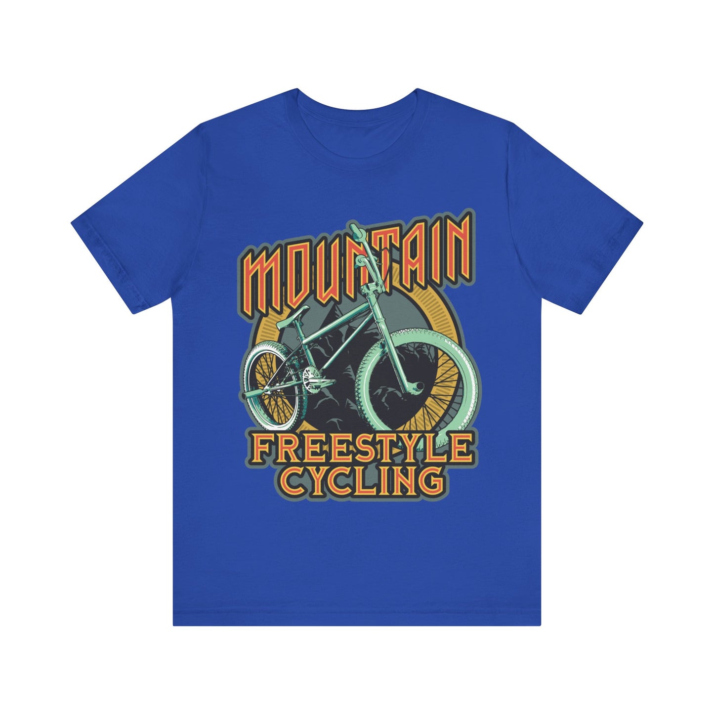 Mountain Freestyle Cycling T-Shirt, Sport, Bicycle T-Shirt