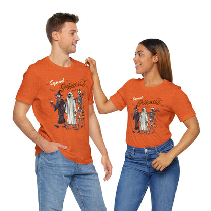 Squad Ghouls T-Shirt, Halloween, Scary, Funny, Retro, Ghost