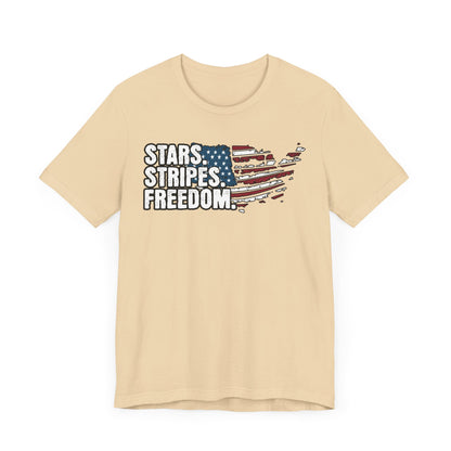 Stars, Stripes, Freedom T-Shirt, Politics, Vote, Election, Democrat