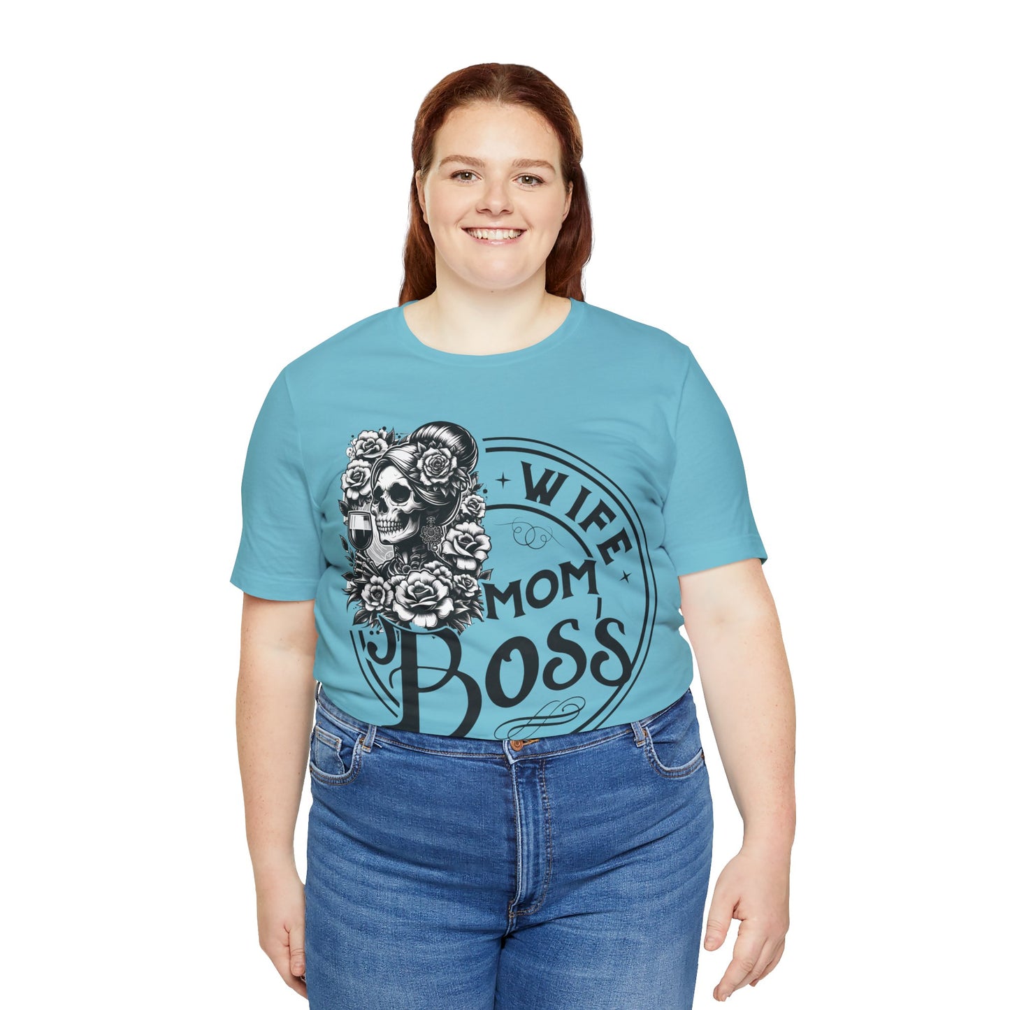 Wife Boss Mom T-Shirt, Mom, Funny, Mama T-Shirt