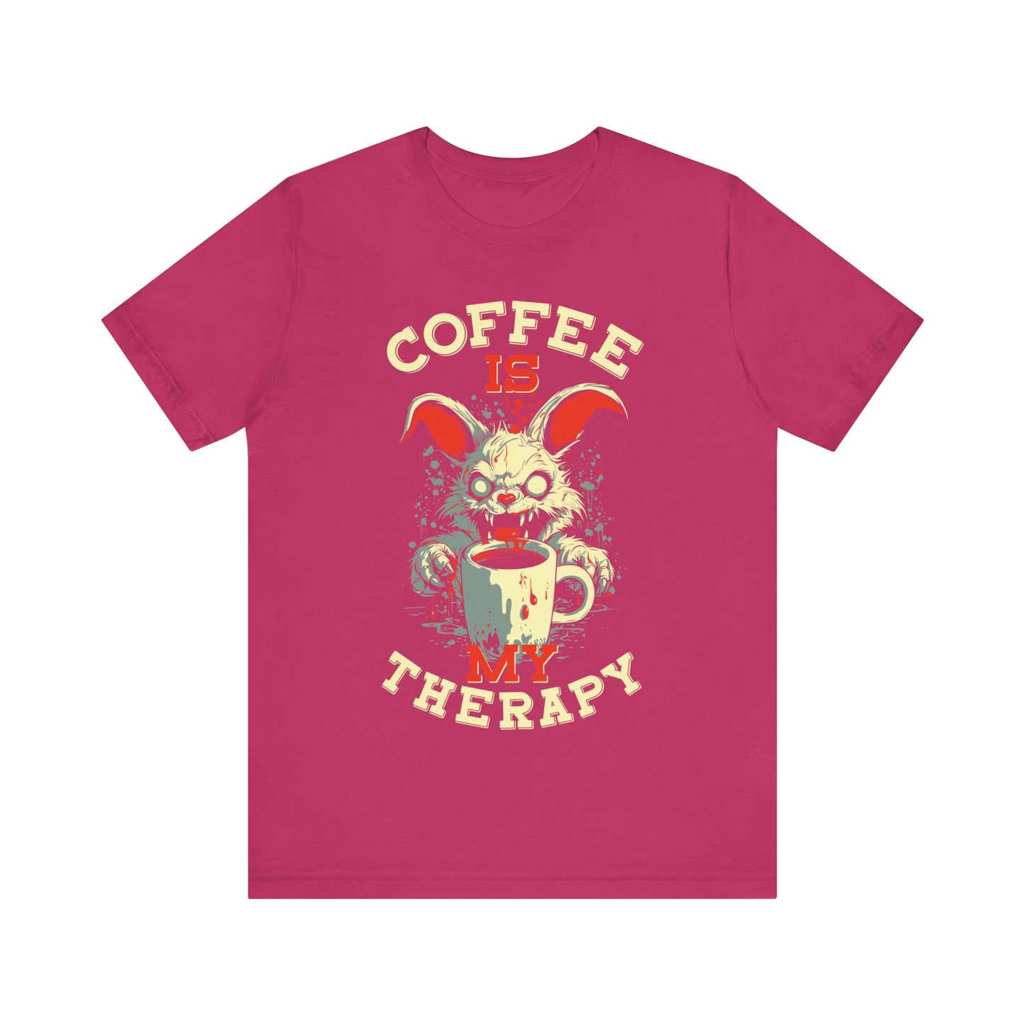 Coffee is my Therapy T-Shirt, Coffee, Fika T-Shirt