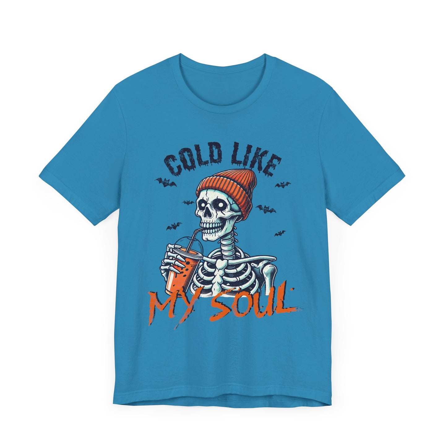 Cold Like My Soul T-Shirt, Halloween, Scary, Funny, Retro