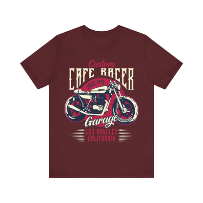 Custom Cafe Racer T-Shirt, Motorcycle, Custom Biker T-Shirt