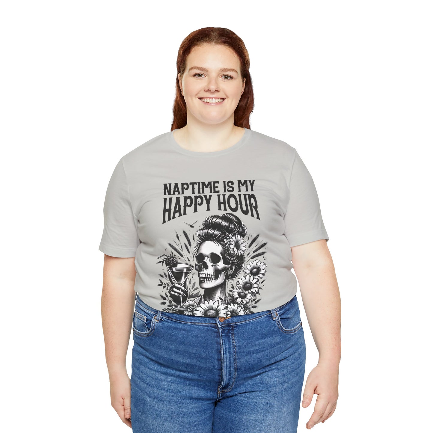 Naptime Is My Happy Hour T-Shirt, Mom, Funny, Mama T-Shirt